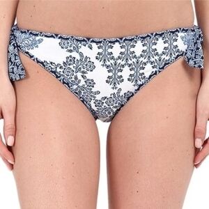 Tommy Bahama Stamped Medallion Reversible Hipster Bottom Blue Zaffiro Size L